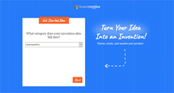Desktop Screenshot of inventmyidea.com